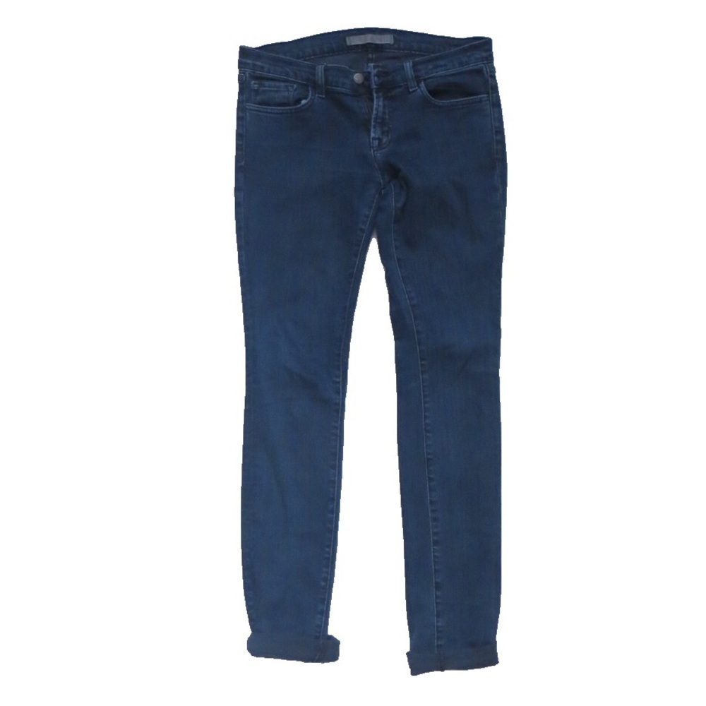 J Brand Cotton Blend Dark Wash Pencil Leg Skinny Jeans • Size 28 🗣